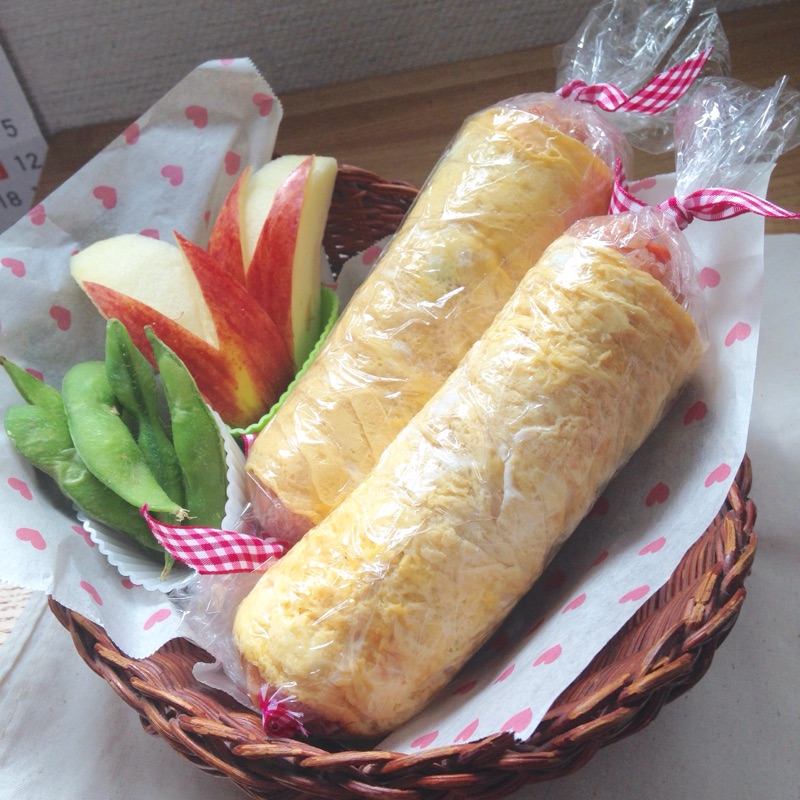 スティックオムおにぎり