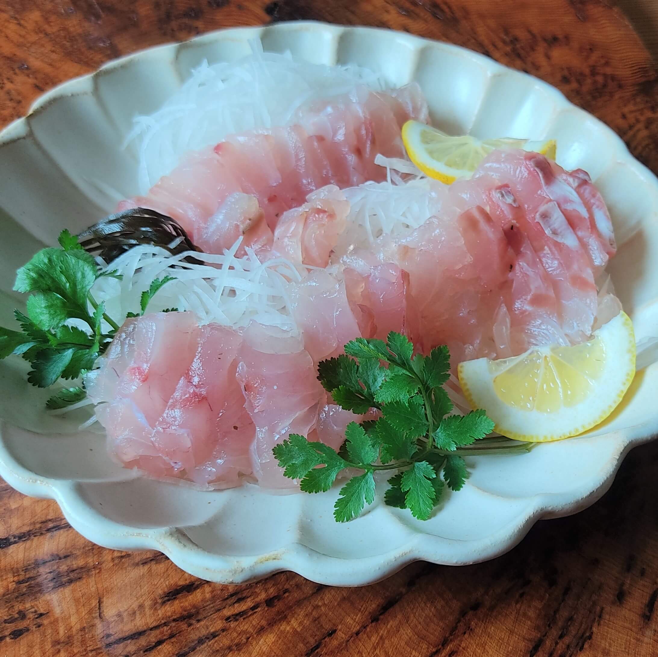 ラップで簡単真鯛の昆布〆 ポリラップ　レシピ