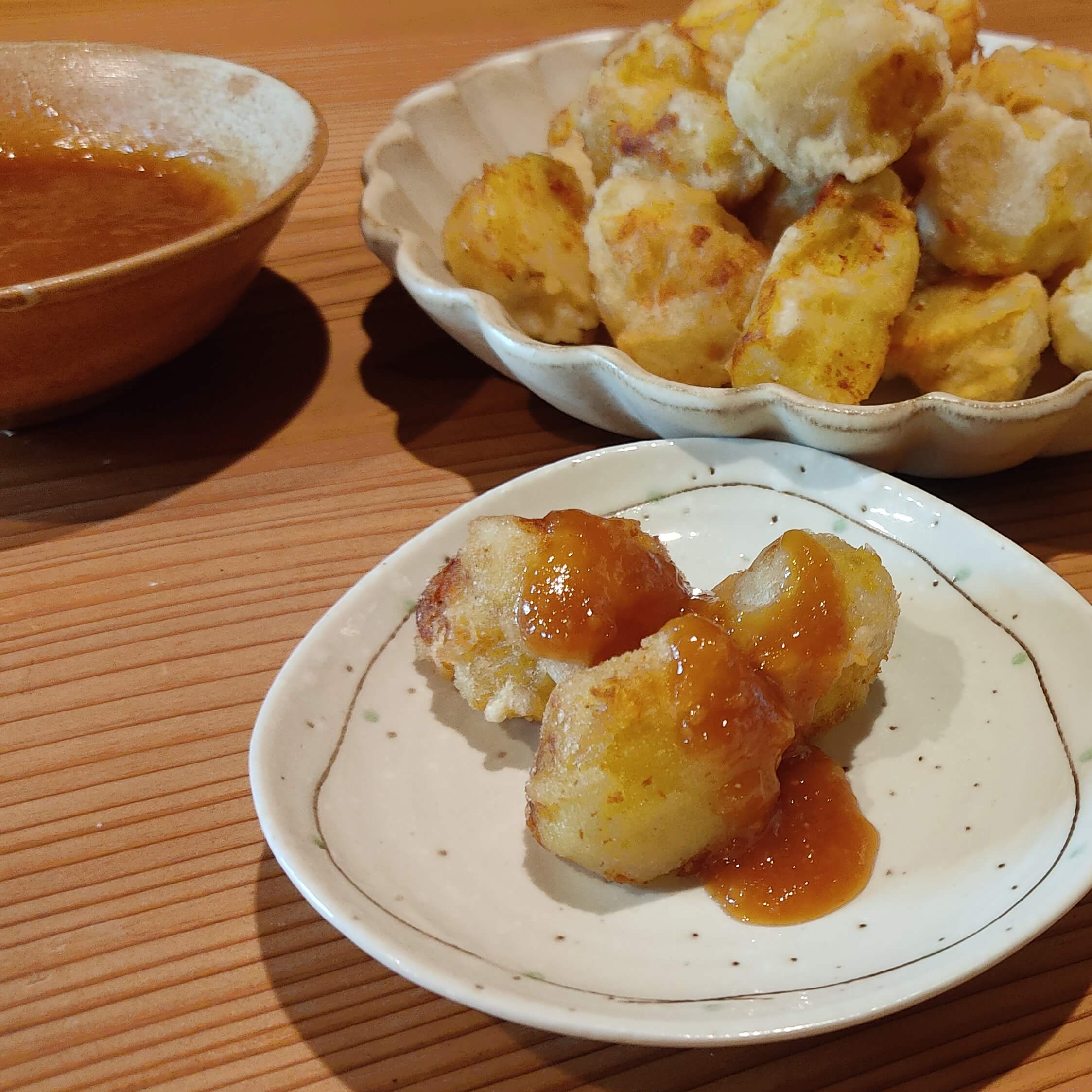 子どもと食べたい郷土料理☆味噌ポテト 　ポリラップ　レシピ
