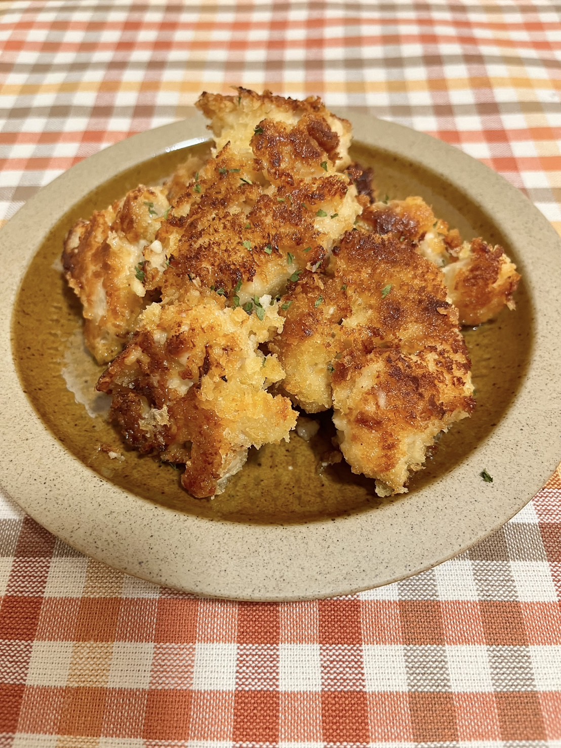 鶏肉のチーズパン粉焼き　ポリラップ　レシピ