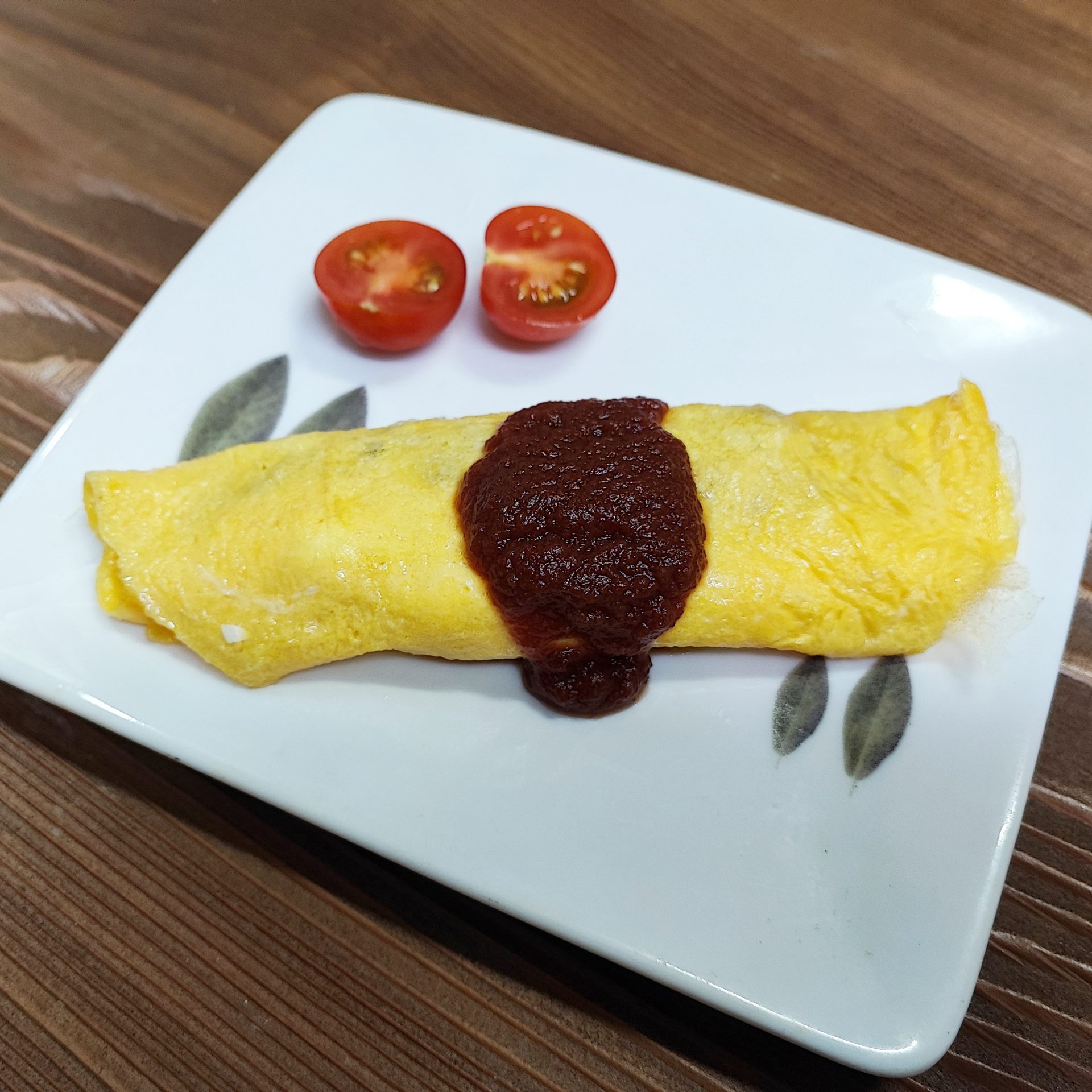 レンジひき肉の簡単オムレツ　ポリラップ　レシピ