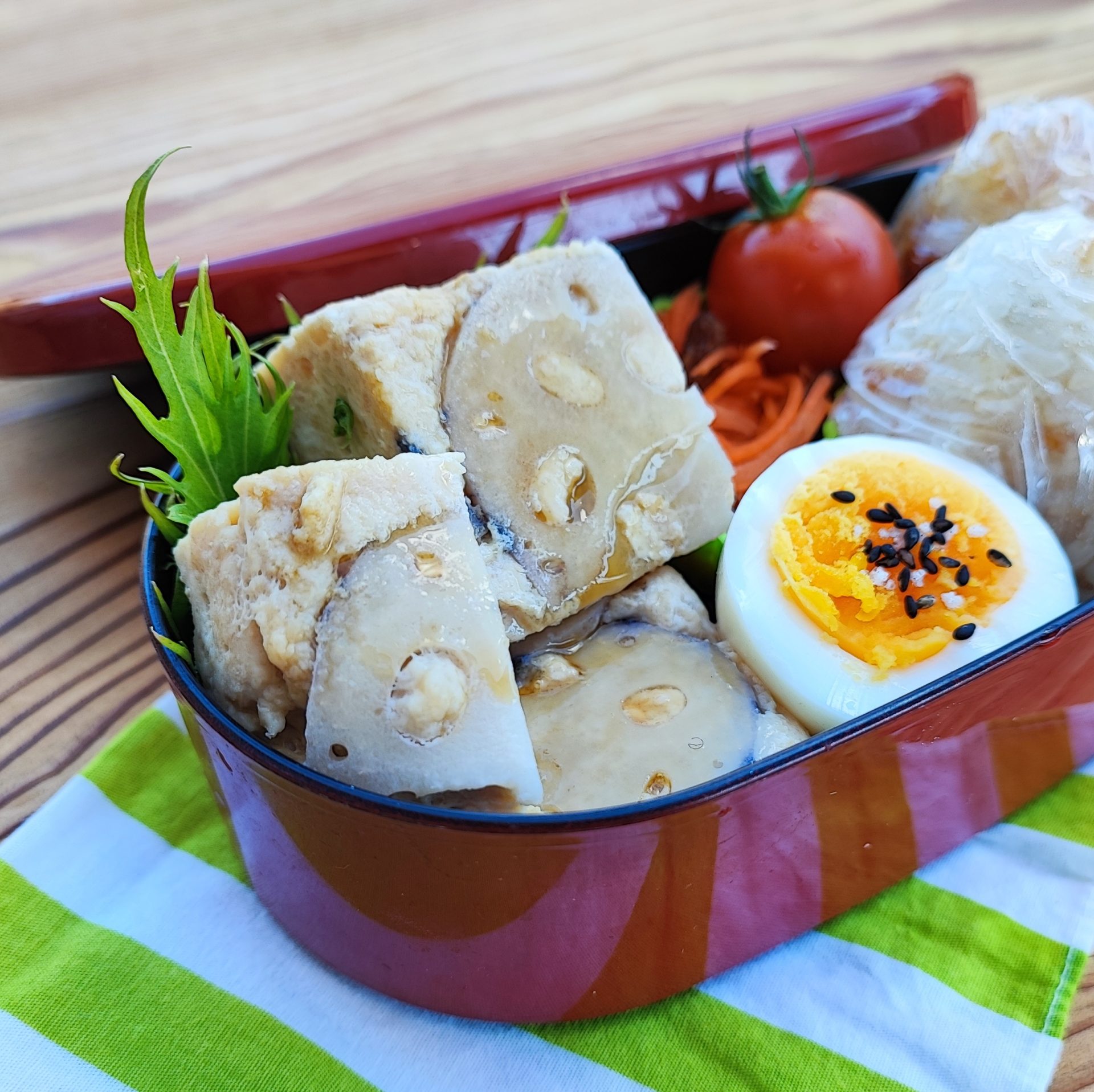 お弁当にも便利！レンジ蓮根つくね　ポリラップ　レシピ