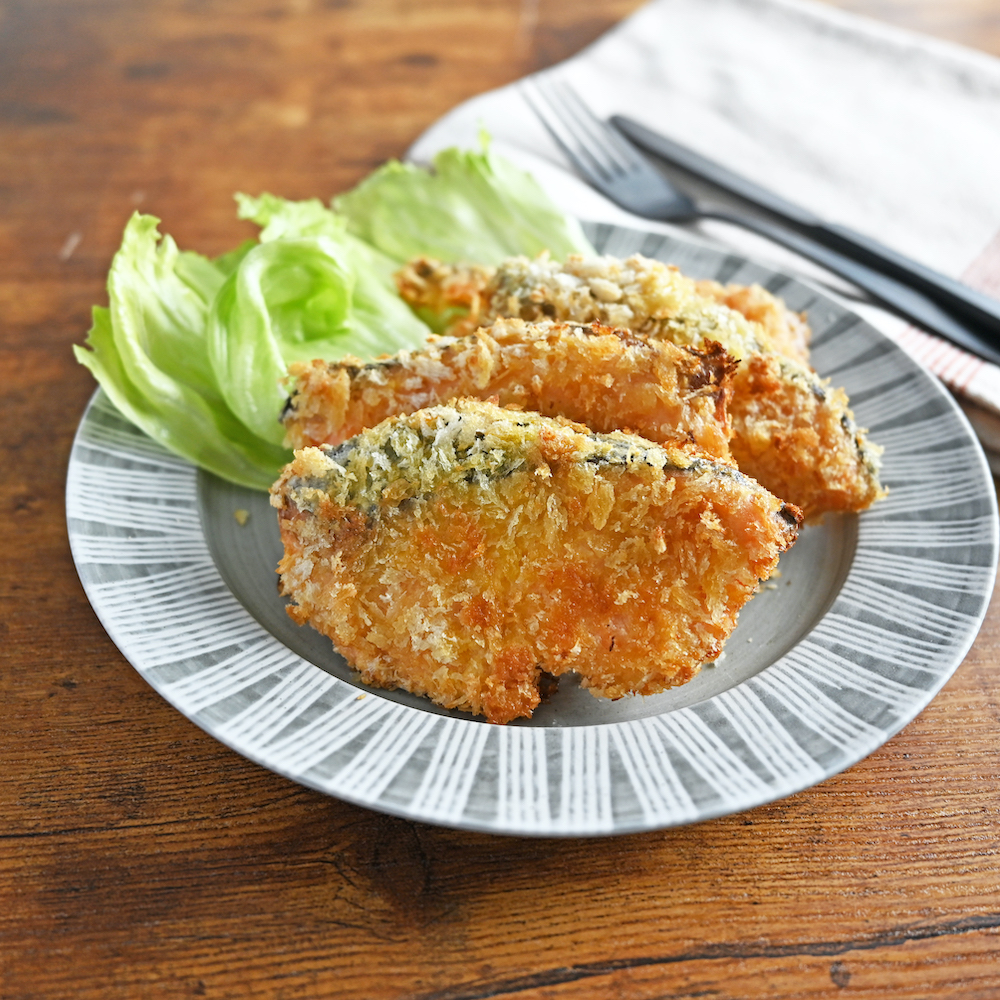 少量の油でフッシュフライ　ポリラップ　レシピ