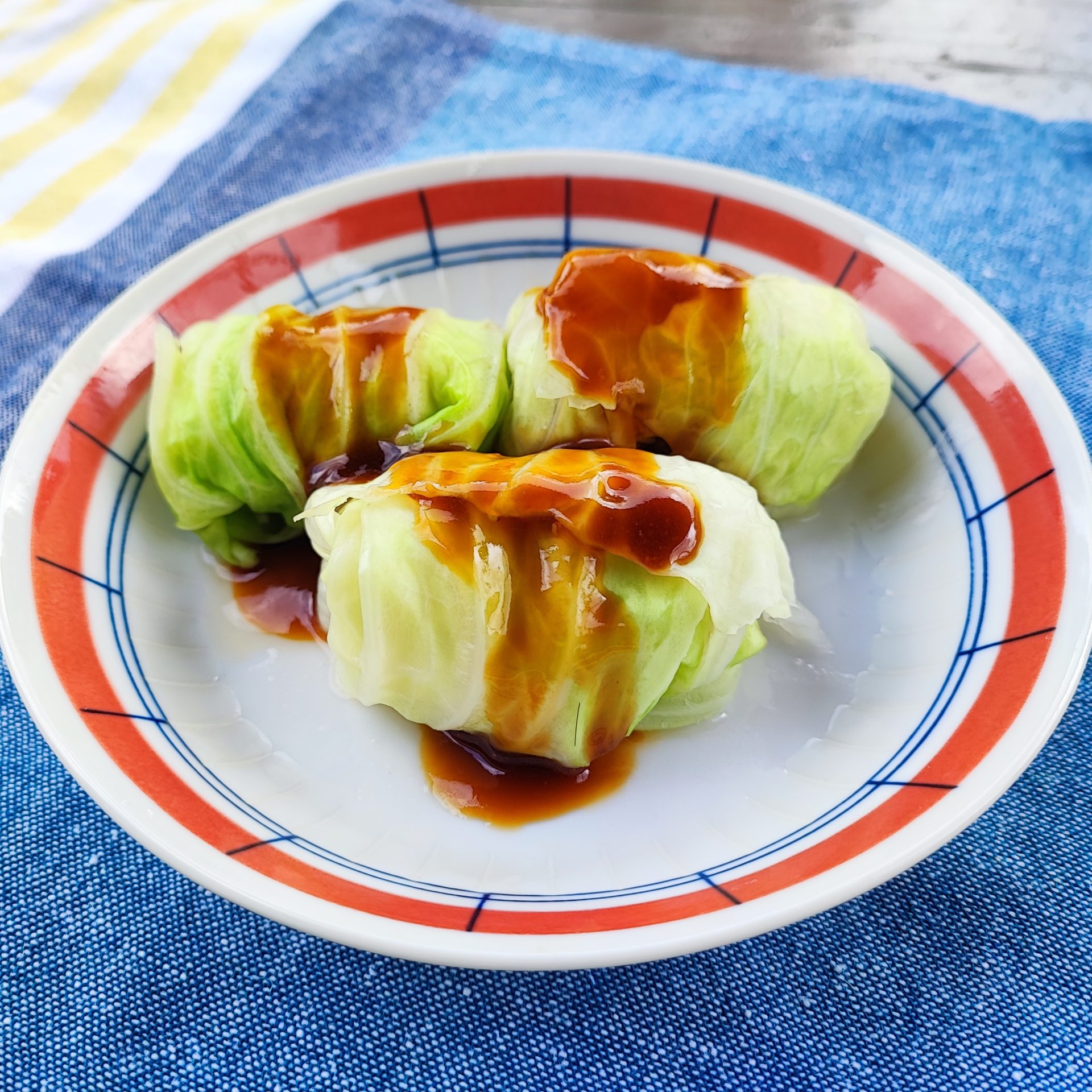 5分で!焼売ロールキャベツ ポリラップ レシピ