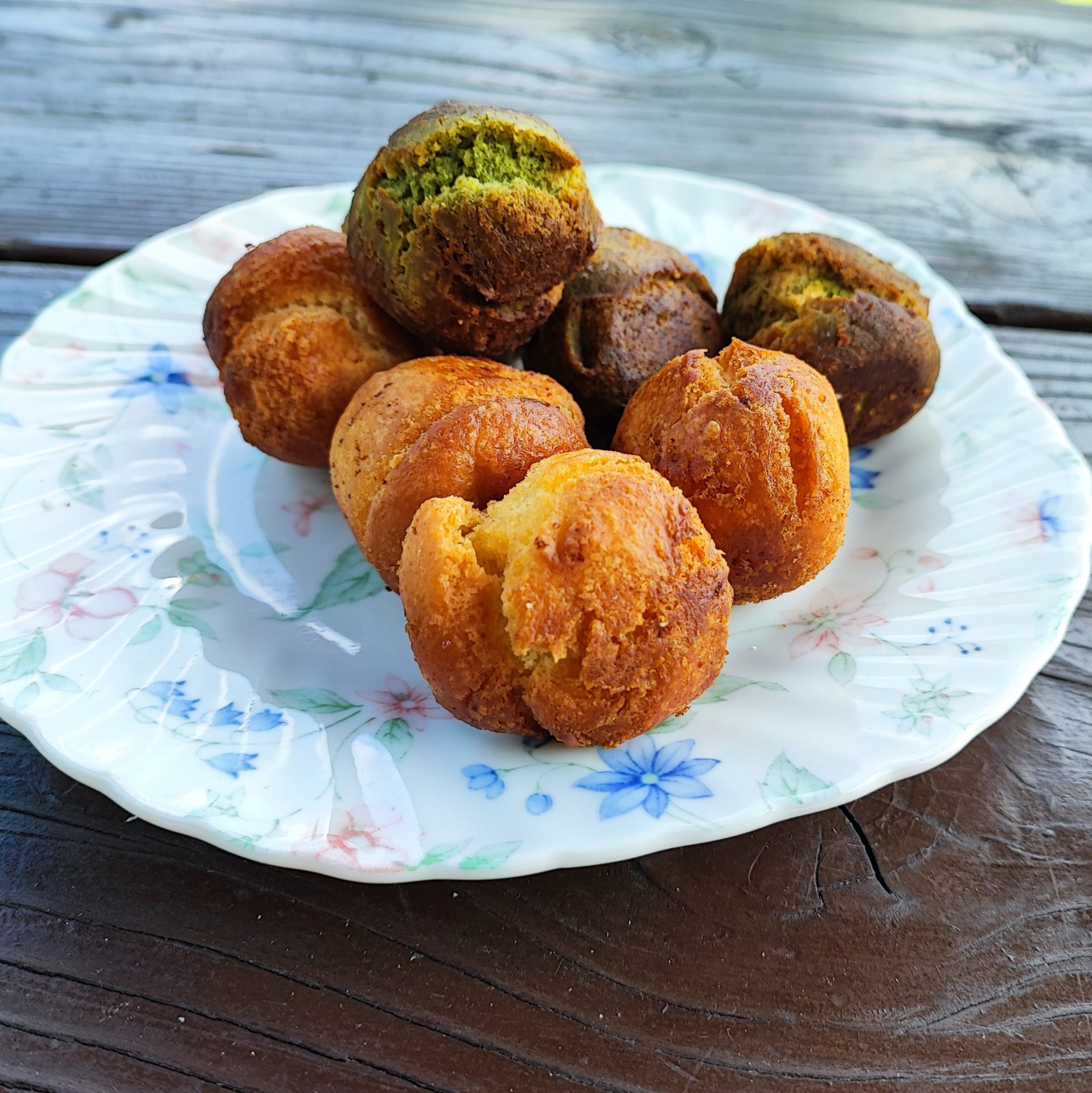 ミニコロサイズの2色ドーナツ ポリラップ レシピ