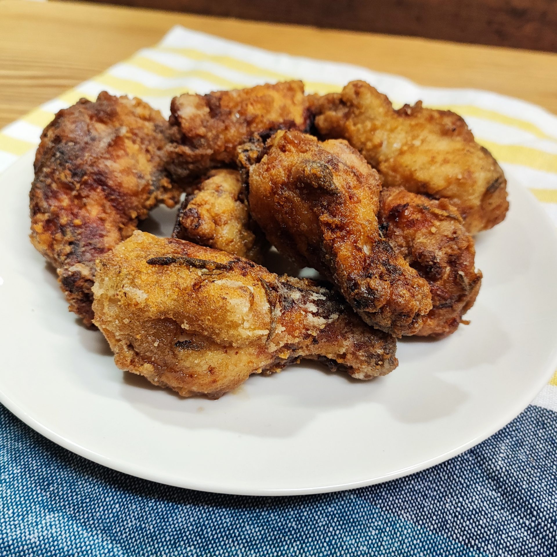 やみつきウスターハーブ唐揚げ　ポリラップ　レシピ