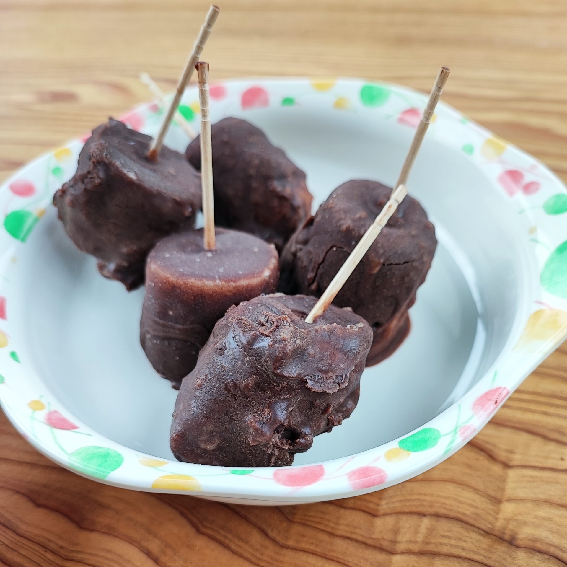 子どもにぴったり一口チョコバナナ ポリラップ レシピ