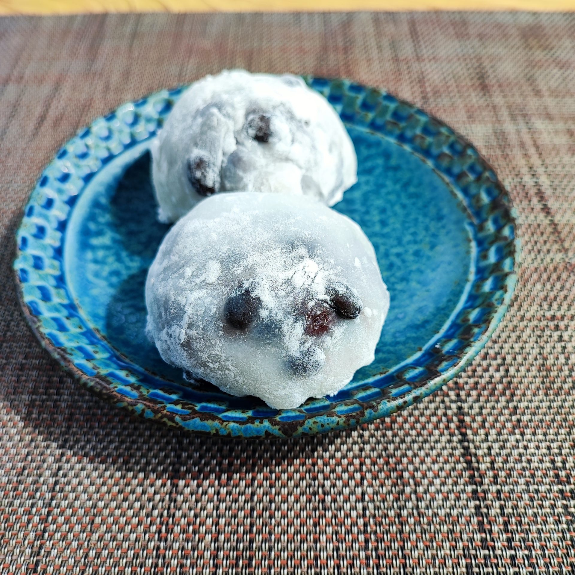 簡単！白玉粉で作る豆大福　ポリラップ　レシピ