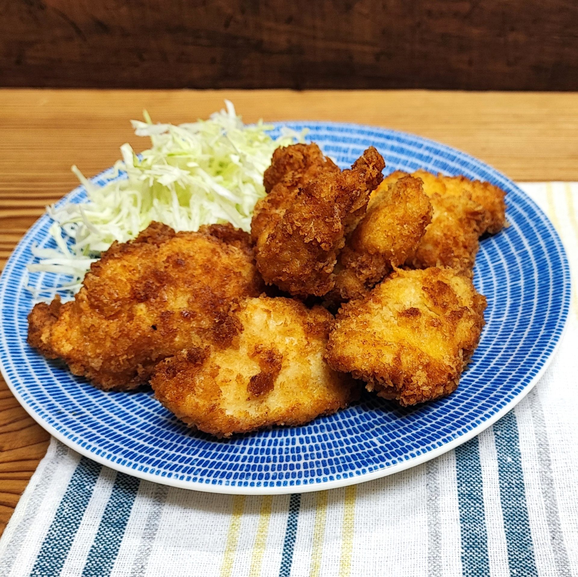 楽々カリッとチキンカツ　ポリラップ　レシピ